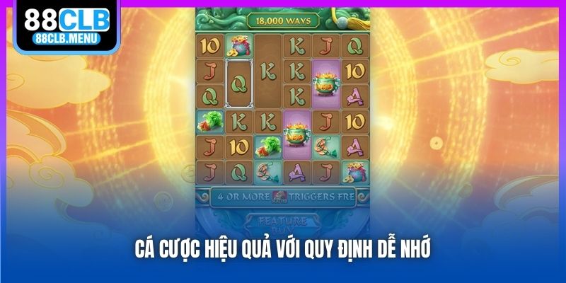 Cá cược hiệu quả với quy định dễ nhớ