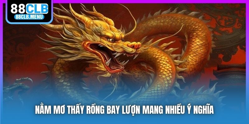 Nằm mơ thấy rồng bay lượn mang nhiều ý nghĩa